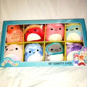 SQUISHMALLOW 5” Sealife Set OF 8 INDIE ARCHIE GORDON SAMIR LIVVY NABILLA FABIOLA